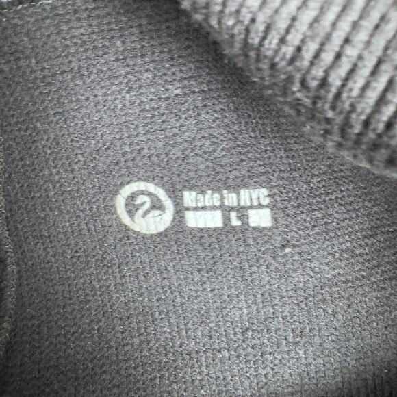 Outlier NYC Strongwaffle Sweatpants Men's Large Black Merino Wool Designer - Picture 2 of 8